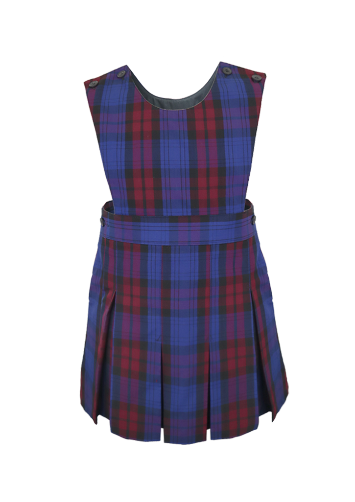 St Anthony's School Pahiatua Pinafore Blue/Red