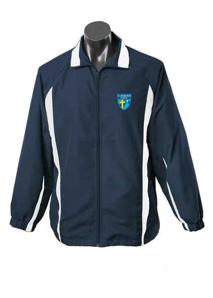 St Anthony's School Pahiatua Track Jacket Navy/White